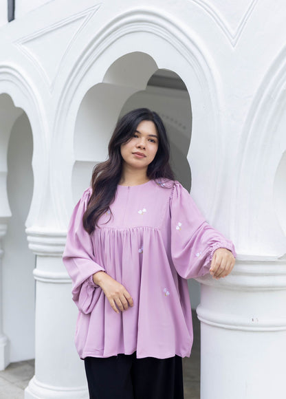 VELOURA MINI TOP - PINK