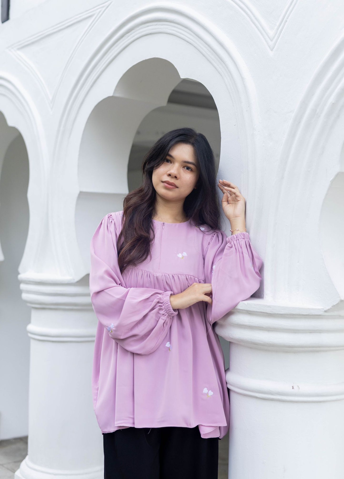 VELOURA MINI TOP - PINK