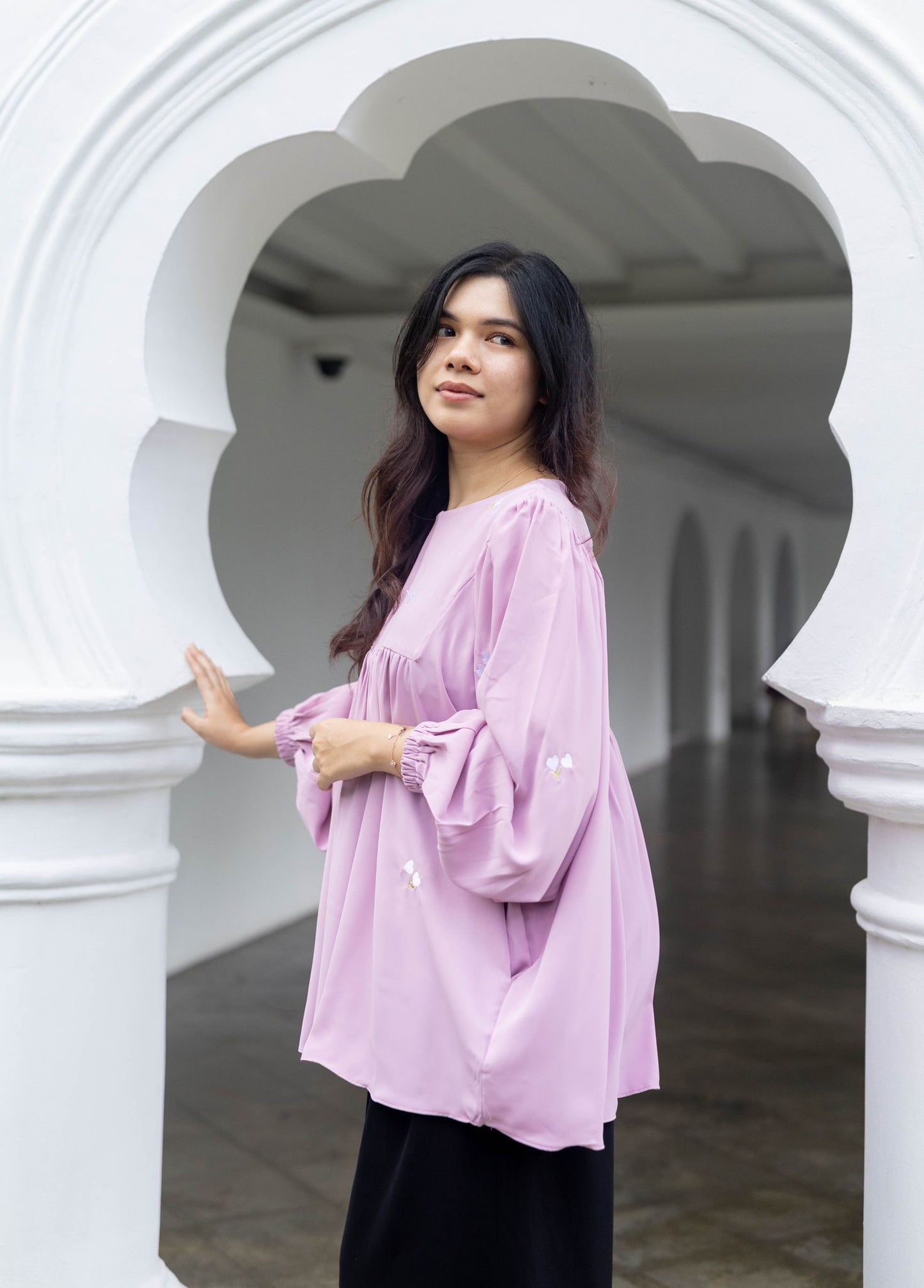 VELOURA MINI TOP - PINK