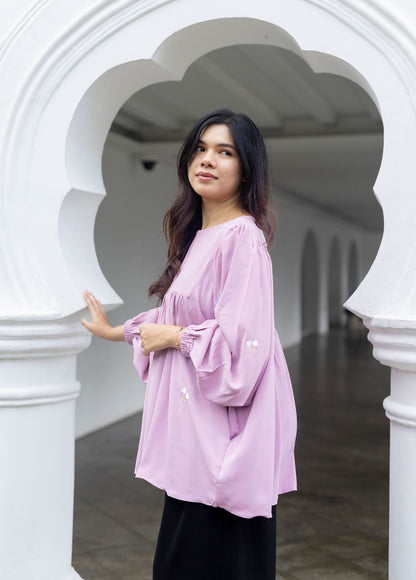 VELOURA MINI TOP - PINK