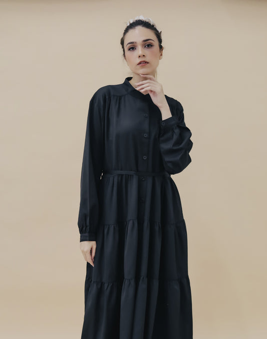 AMAL MAXI DRESS - BLACK