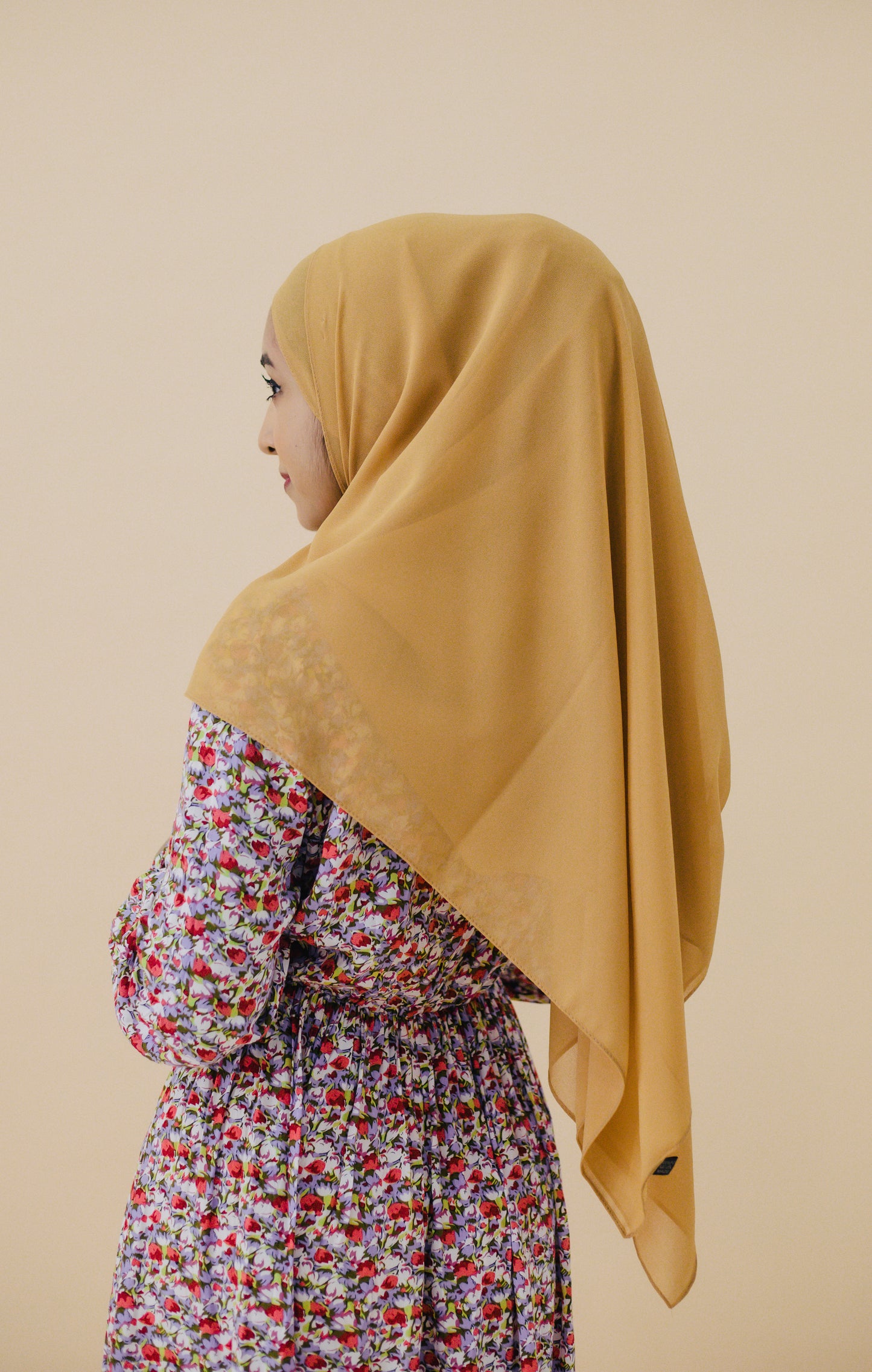 NORMAL CHIFFON HIJAB - MOCHA