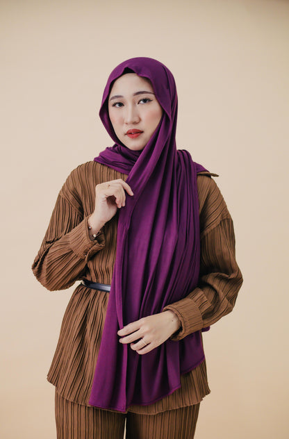 JERSEY HIJAB - MULBERRY