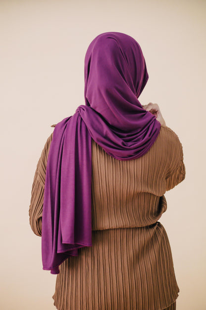 JERSEY HIJAB - MULBERRY