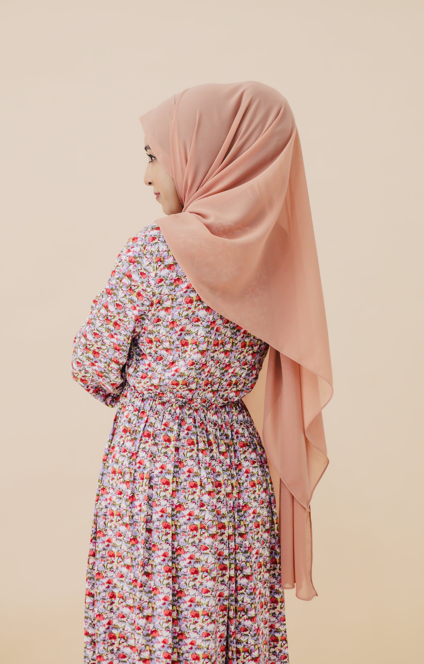 NORMAL CHIFFON HIJAB - RUST