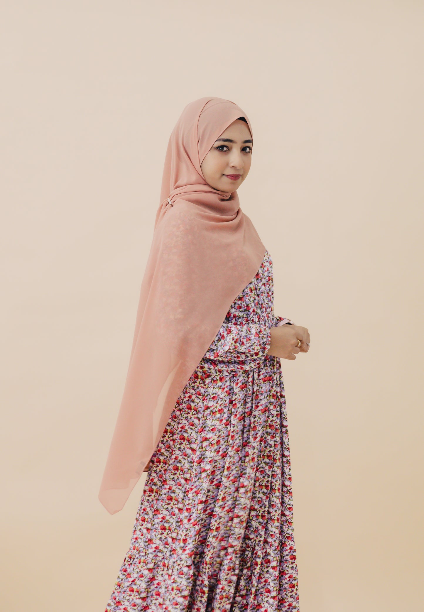 NORMAL CHIFFON HIJAB - RUST